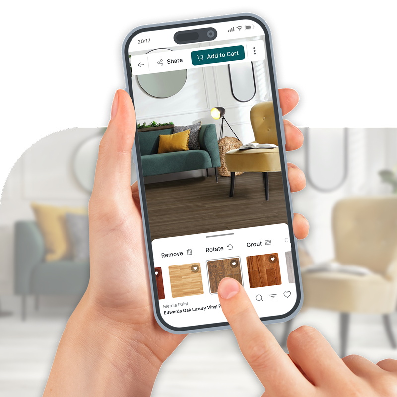 Visualize flooring products from H&T Carpet in Madison, and Clarksville, TN